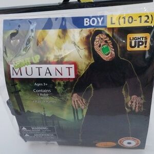 NEW Light Up Mutant Halloween Costume Boys Large 10-12